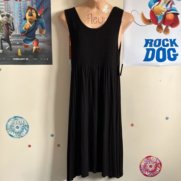 Falls Creek Black Sleeveless Dress Size Medium NEW NWT - Picture 1 of 7